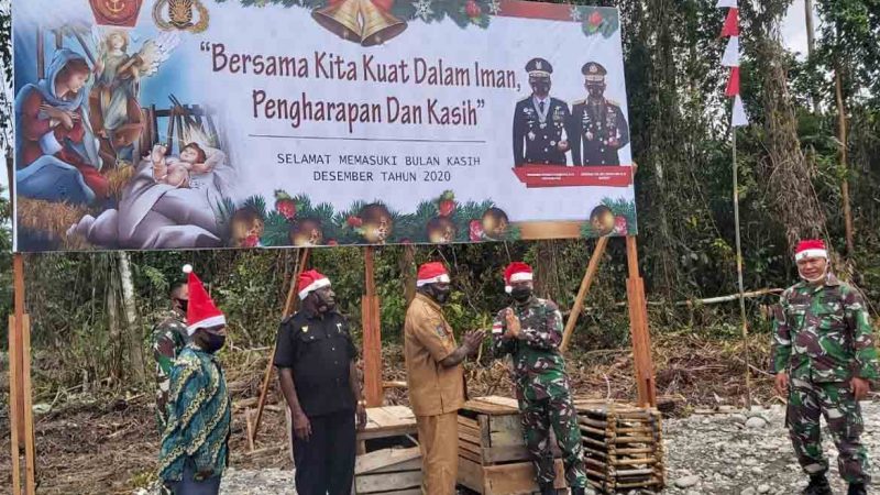 TNI/Polri Terus Bersinergi Dengan Warga Lokal