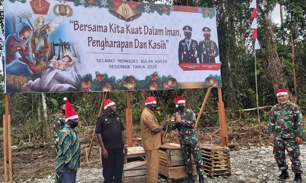 TNI/Polri Terus Bersinergi Dengan Warga Lokal
