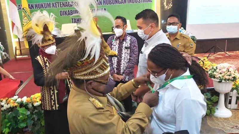 Disnaker Bangun BLK Latih Anak Mimika