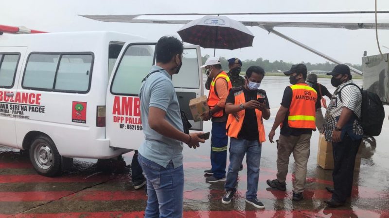Jenazah Tukang Ojek Penikaman di Ilaga di bawa ke Barru