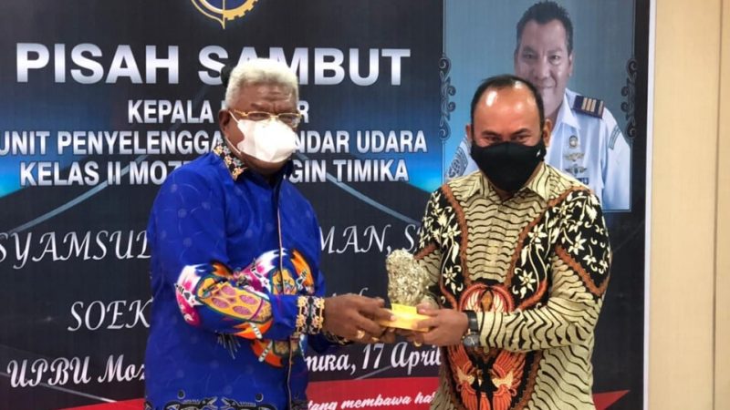 Wabup Jhon Rettob berpesan, Dalam Lepas Sambut  Kepala UPBU Mozes Kilangan Mimika Yang Baru