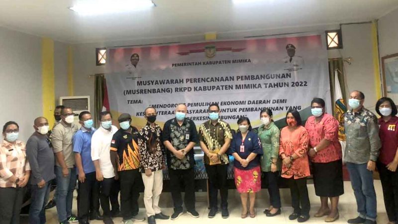 Musrenbang RKPD Kabupaten Mimika Tahun 2022 ditutup