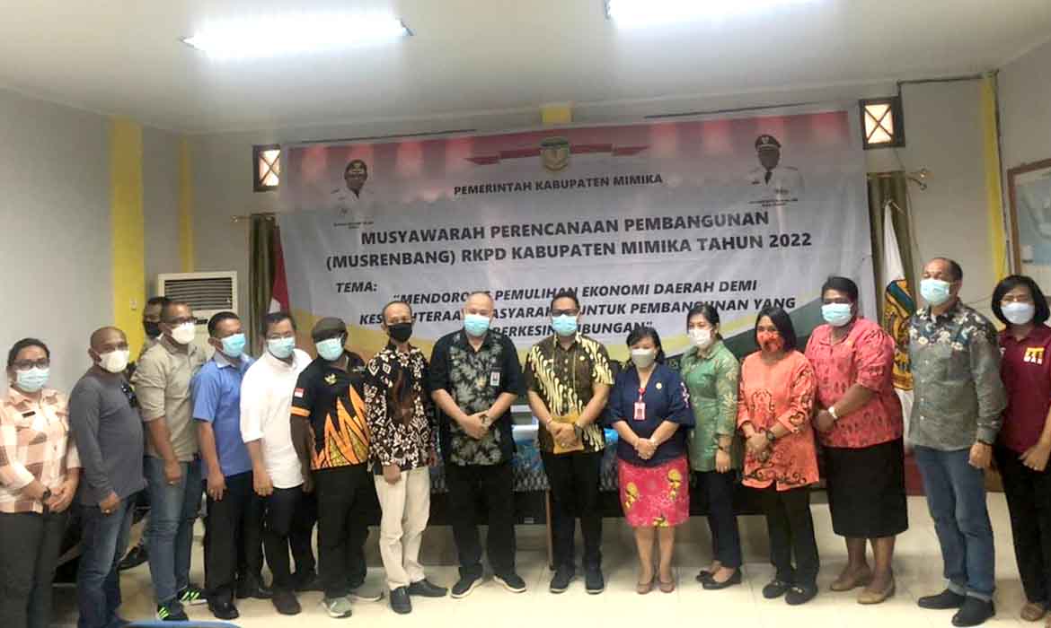 Musrenbang RKPD Kabupaten Mimika Tahun 2022 ditutup