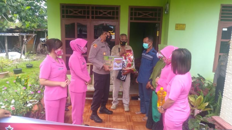 Jelang HUT Bhayangkara ke 75, Polres Mimika Anjangsana ke Purnawirawan Polri
