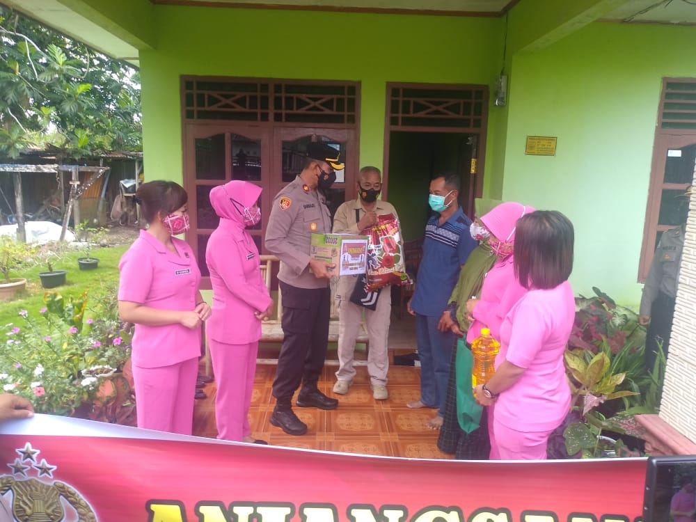 Jelang HUT Bhayangkara ke 75, Polres Mimika Anjangsana ke Purnawirawan Polri