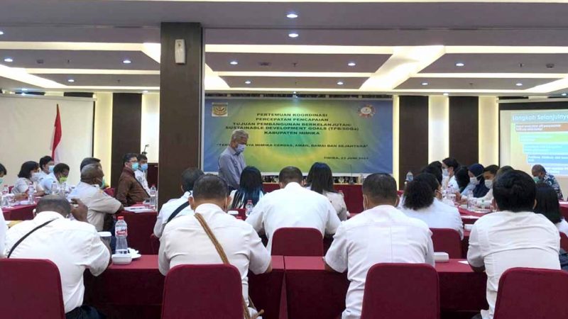 Pemkab Mimika Berkomitmen Melaksanakan Tujuan Pembangunan Berkelanjutan