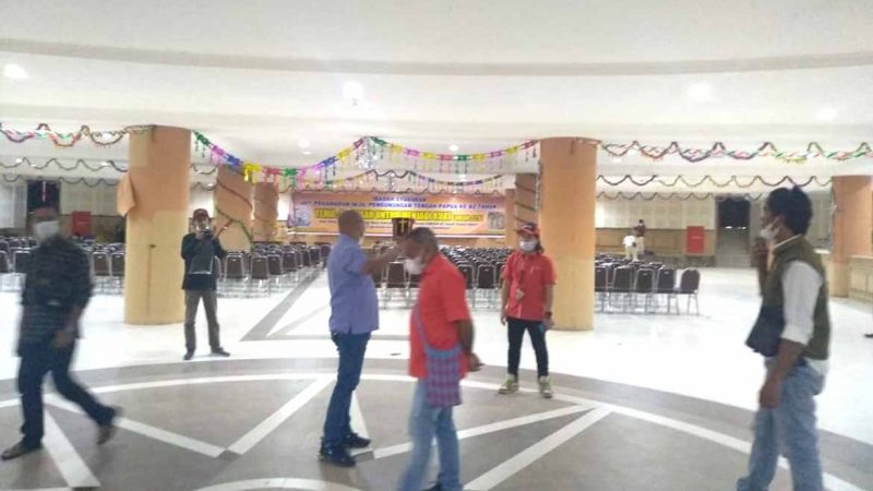 Persiapan Venue Lomba Pesparawi XIII se-Tanah Papua di Mimika Sudah 90 Persen