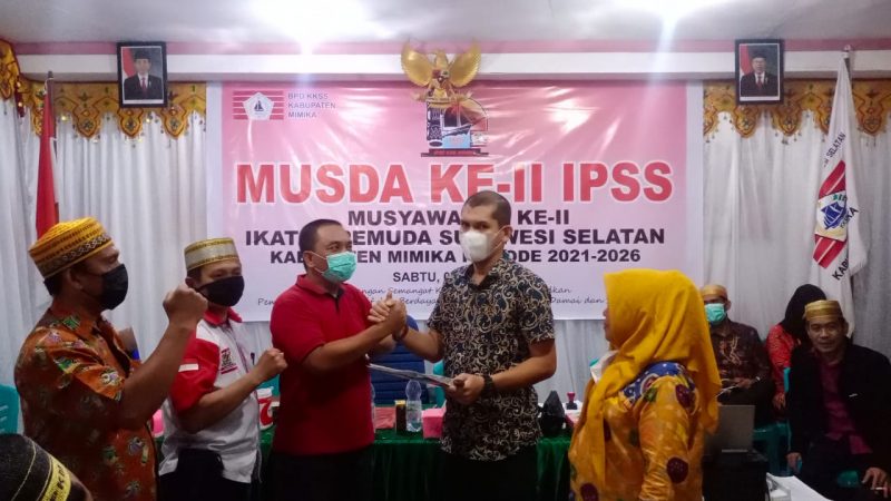 Kantongi 18 Suara, Muh Asri Akkas,SE Terpilih Jadi Ketua IPSS Mimika Periode 2021-2026