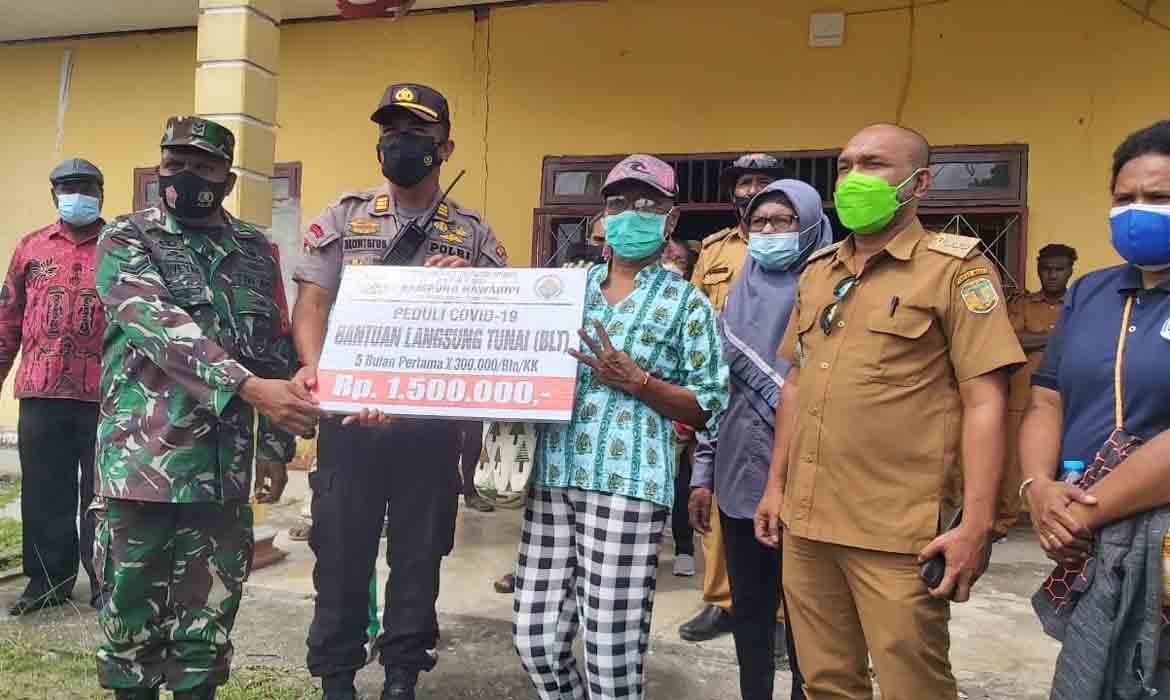 Kampung Nawaripi Salurkan dana BLT Kepada 259 Warga