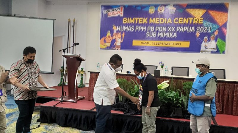 Wartawan Mimika Ikut Bimtek, Sekum : Harus Mampu Membuat Konten Bernilai Kebangsaan