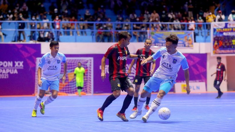 Tim Futsal Papua Masih Perkasa, Atasi Nusa Tenggara Barat 3-2