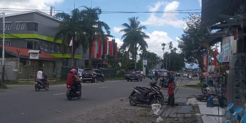 Pedagang Mimika Mengaku Omzet Menurun Selama Pandemi dan Pemberlakuan Satu Arah
