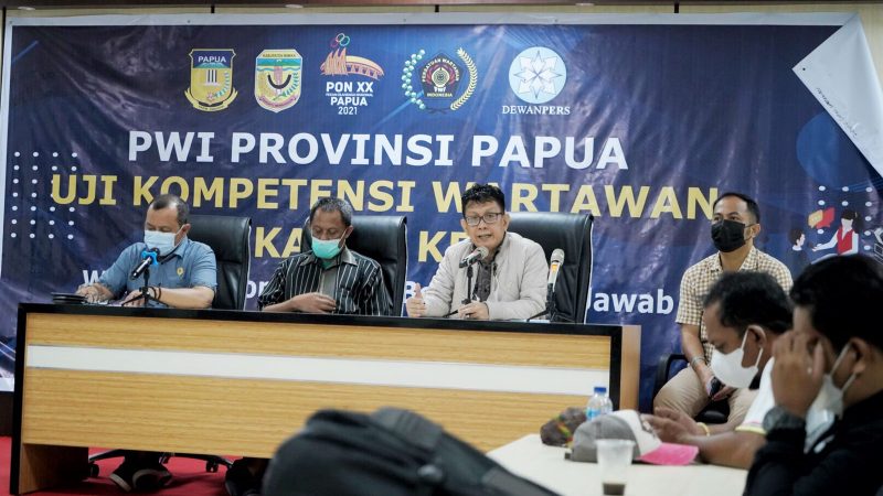 17 Wartawan Mimika Dinyatakan Berkompeten dan Lulus Dalam UJi Kompetensi
