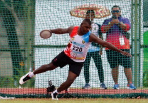 Papua Akhirnya Dapat Medali Emas Dari Nomor Lempar Cakram Putra Arnoldus Kaize