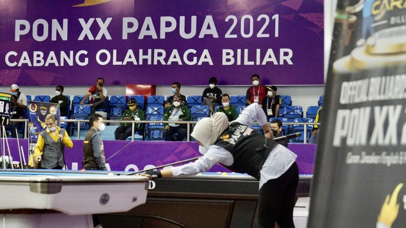 Papua Pastikan Satu Tiket Semifinal Biliar 9 Ball Single Putri