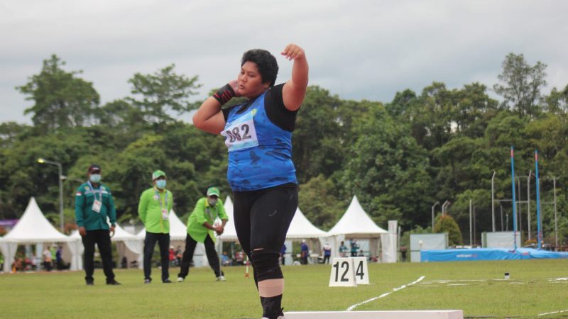 Eki Pebri Pecahkan Rekor dan Sabet Medali Emas di Nomor Tolak Peluru Putri