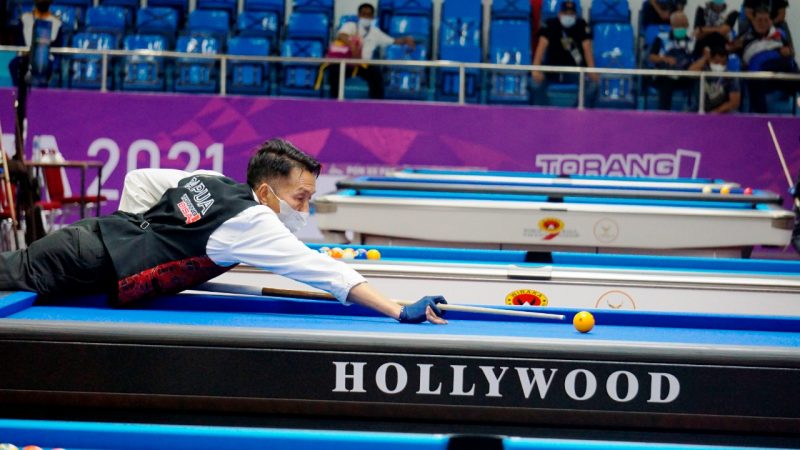 Dikalahkan Rudy Hasan, James Lengkang Gagal Melaju Final Libre Single Biliar