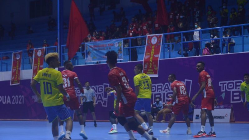 Tertekan, Jateng Puas Tumbangkan Tim Handball  Papua