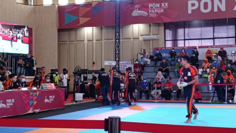 Hari Kedua Laga Tarung Derajat PON XX, Tiga Atlet Alami Perawatan Medis