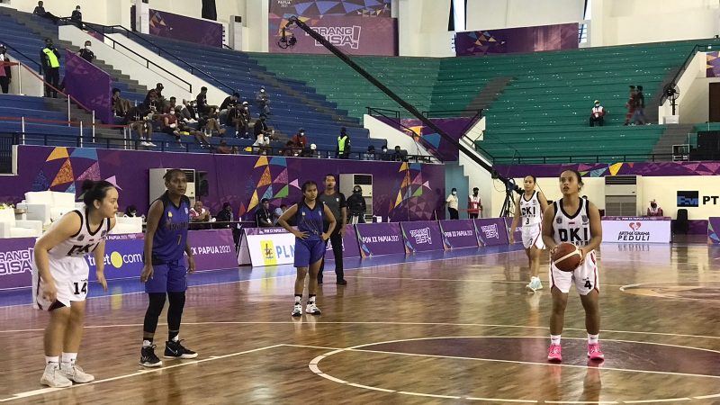 Basket Putri DKI Jakarta Libas Papua, Pastikan Diri Masuk Semifinal