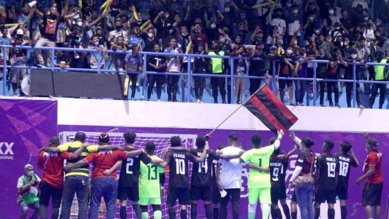 Tim Futsal Tuan Rumah Papua Jaga Rekor dan Raih Emas, Tundukkan Jabar 4-2