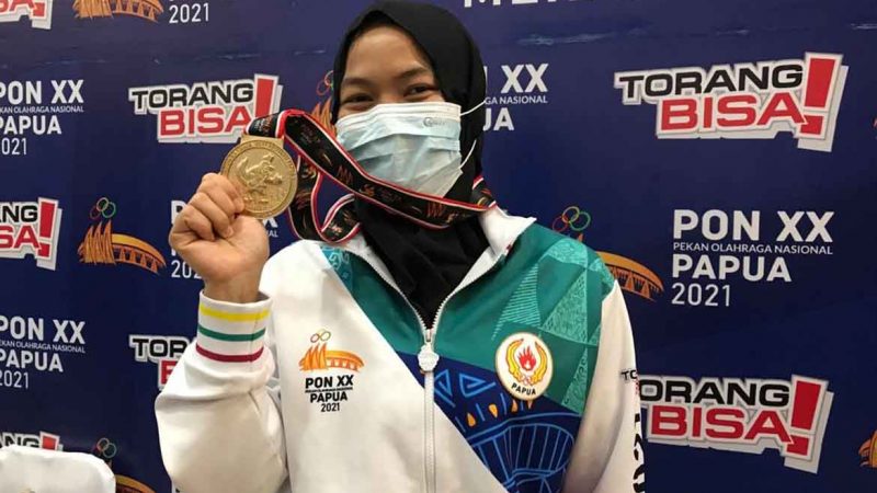 Seorang Ibu Rumah Tangga Sumbang Emas untuk Papua dari Cabor Judo
