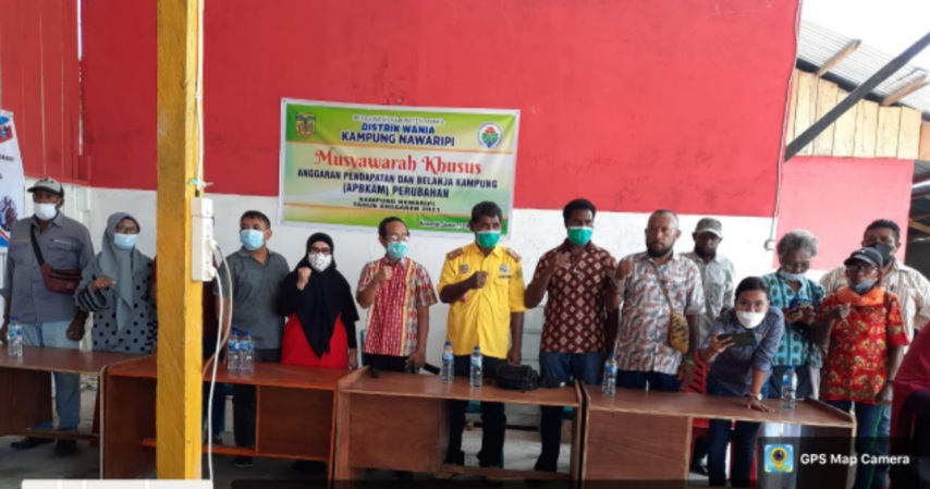Kampung Nawaripi Gelar Musyawarah Khusus APBKAM Perubahan