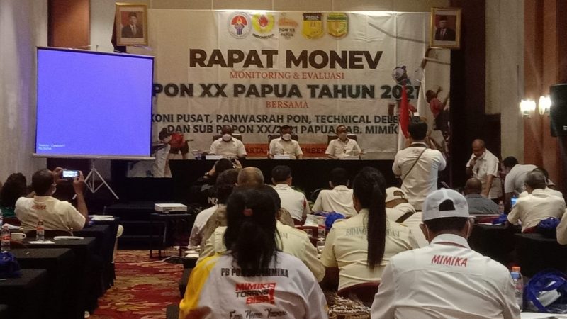 Ketua Umum KONI Pusat Buka Rapat Monev PON XX 2021 Kluster Mimika
