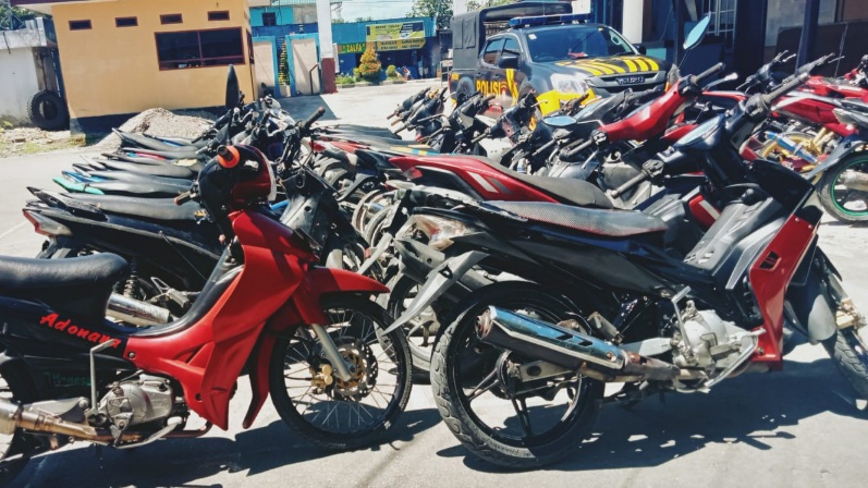 Ratusan Unit Sepeda Motor Terjaring Dalam Operasi Keselamatan Cartenz