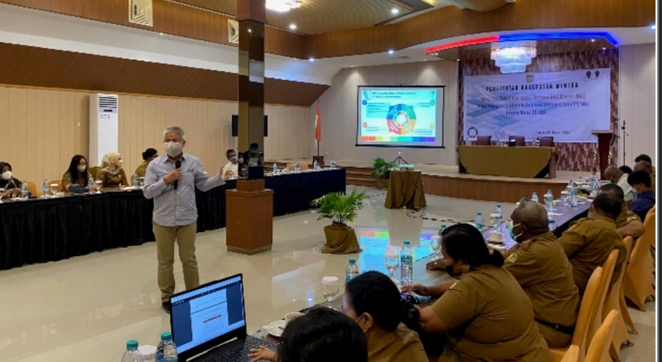 Bappeda Mimika Gelar Rapat Konsultasi Publik Atas Rancangan Kedua Rencana Aksi Daerah Tujuan Pembangunan Berkelanjutan (RAD-TPB) Periode 2020-2024