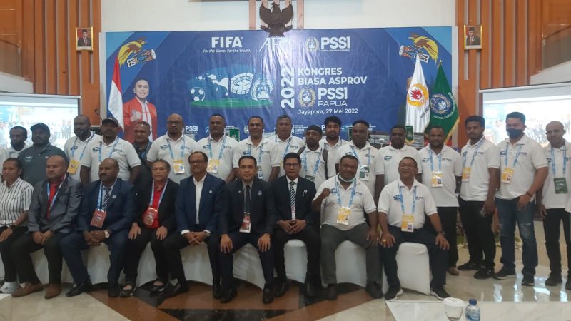 BTM, Rocky Bebena dan 7 Exco Ditetapkan Sebagai Pengurus Asprov Papua 2022-2026