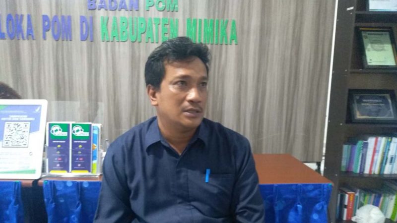 Loka POM Timika Rutin Lakukan Pengawasan Terhadap Produk Makanan di Mimika