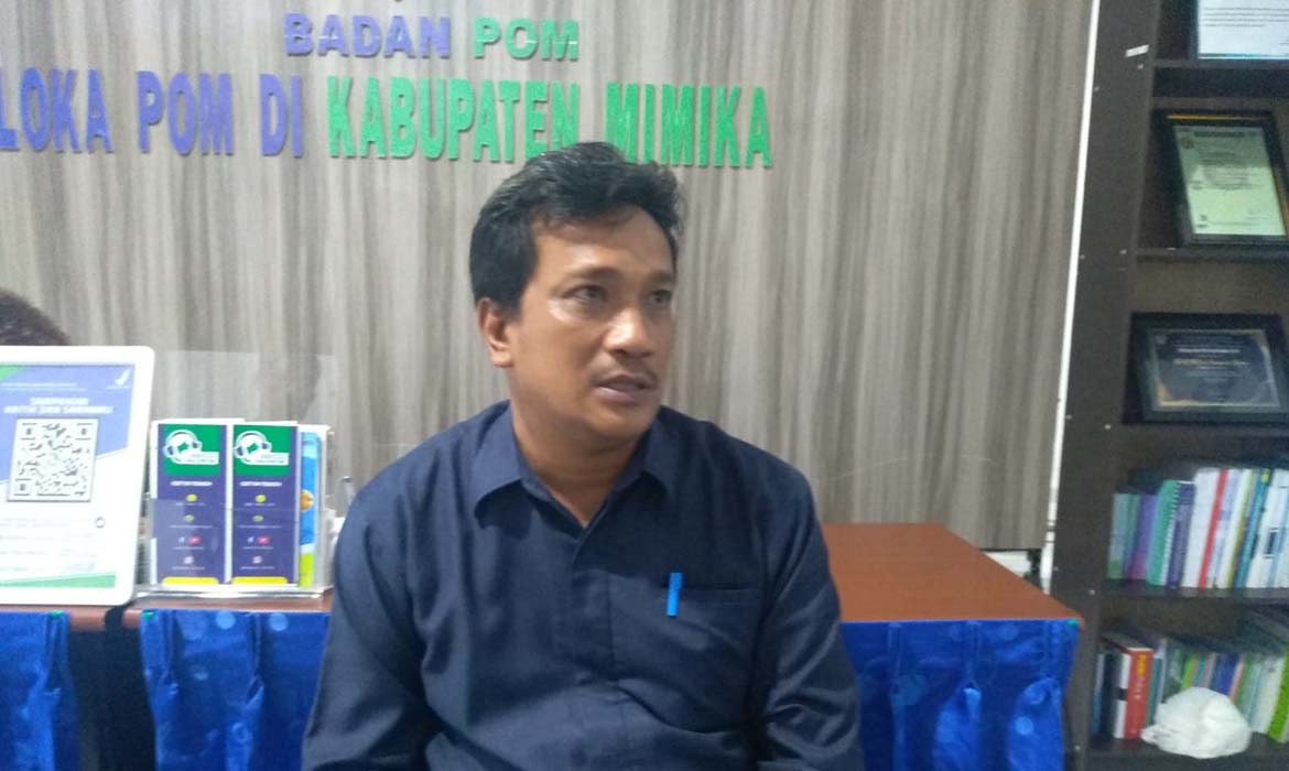 Loka POM Timika Rutin Lakukan Pengawasan Terhadap Produk Makanan di Mimika