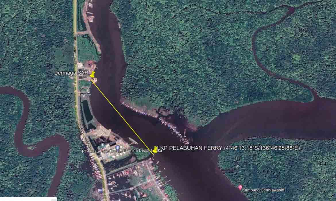 Usai Mancing, Anak Hilang Diduga Tenggelam di Dermaga Pelabuhan Feri Pomako