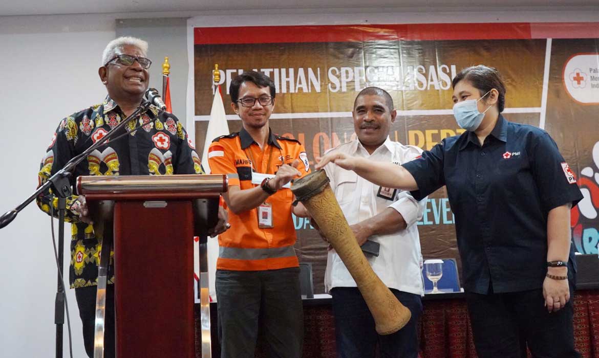 20 Relawan PMI se-Papua Tengah, Lulus Pelatihan Pertolongan Pertama