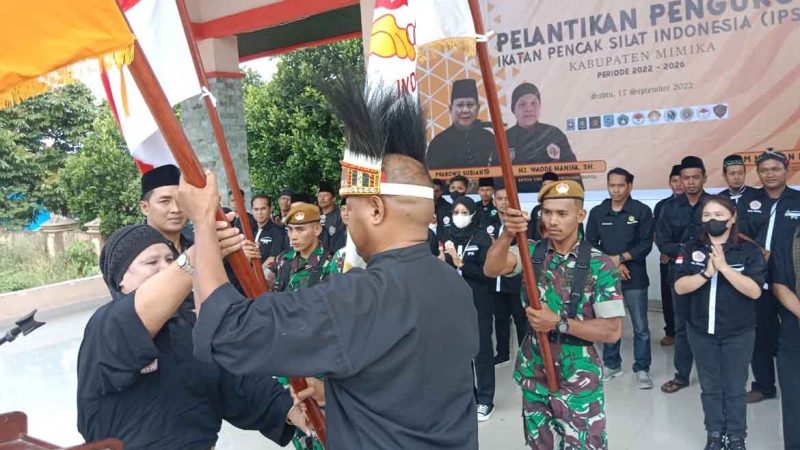 Nurman Dilantik Sebagai Ketua Umum IPSI Kabupaten Mimika