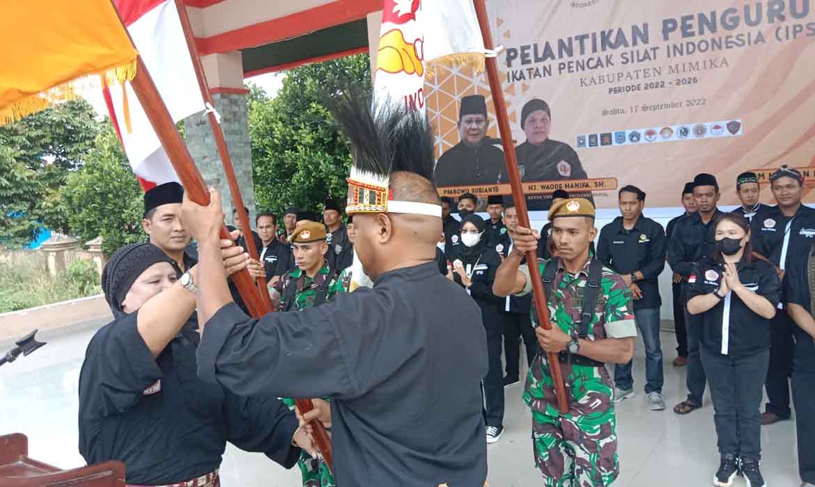 Nurman Dilantik Sebagai Ketua Umum IPSI Kabupaten Mimika