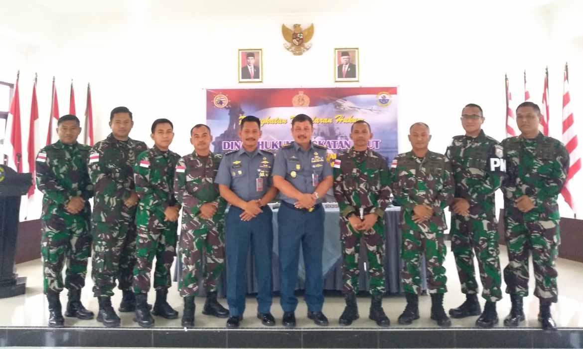 Diskumal Berikan Sosialisasi Peningkatan Kesadaran Hukum di Lanal Timika