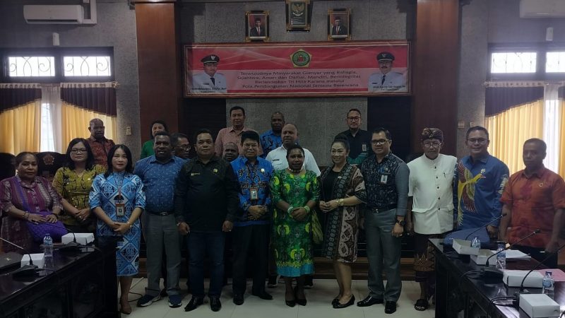 Terkait Perda Inisiatif, Bapemperda DPRD Mimika Akan Adopsi Hasil Studi Banding di Gianyar-Bali