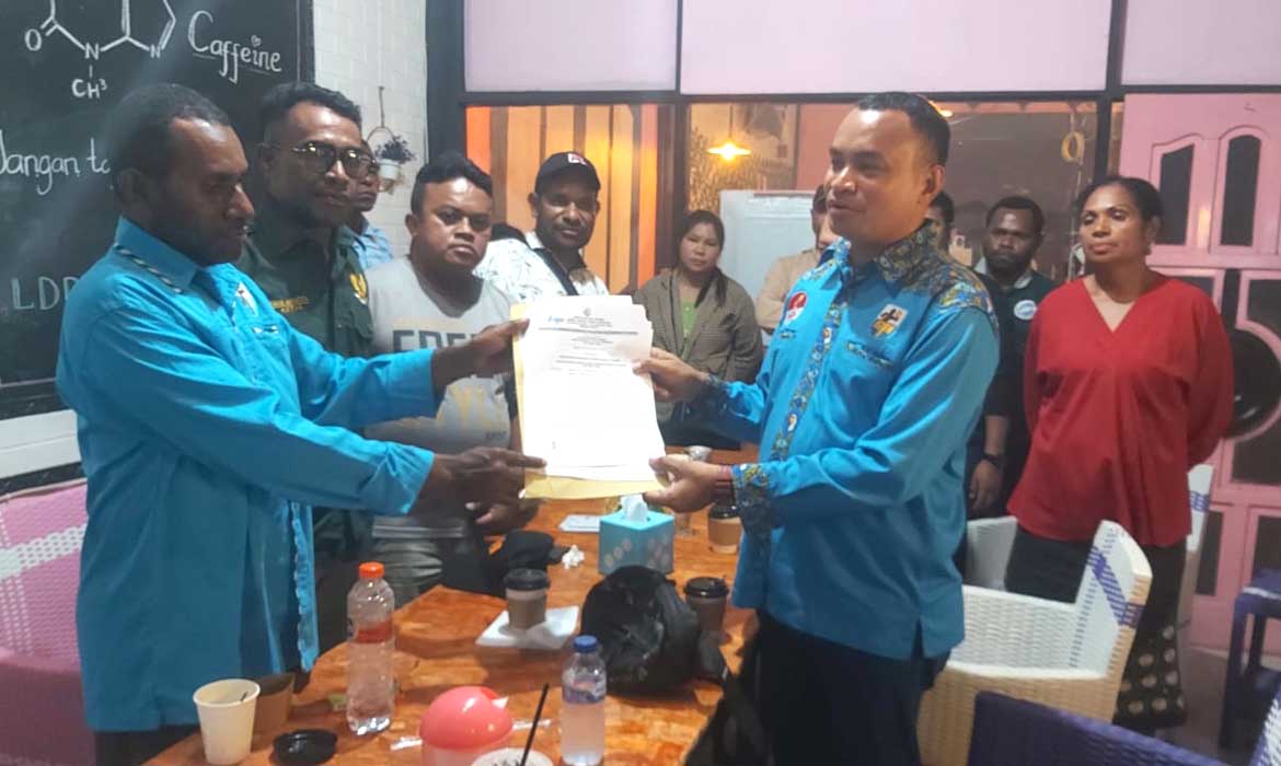 DPD KNPI Papua Tunjuk Rikardus Faroka Sebagai Karateker KNPI Mimika