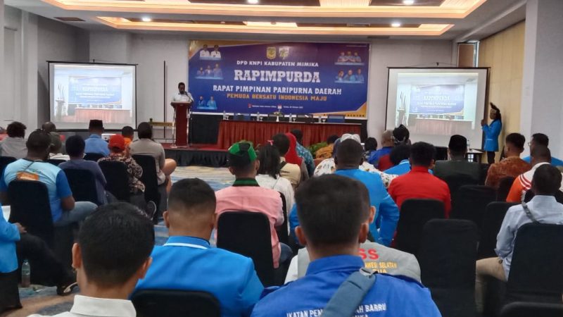 Rapimpurda VII DPD KNPI Mimika Resmi Dibuka Plh Sekda Willem Naa