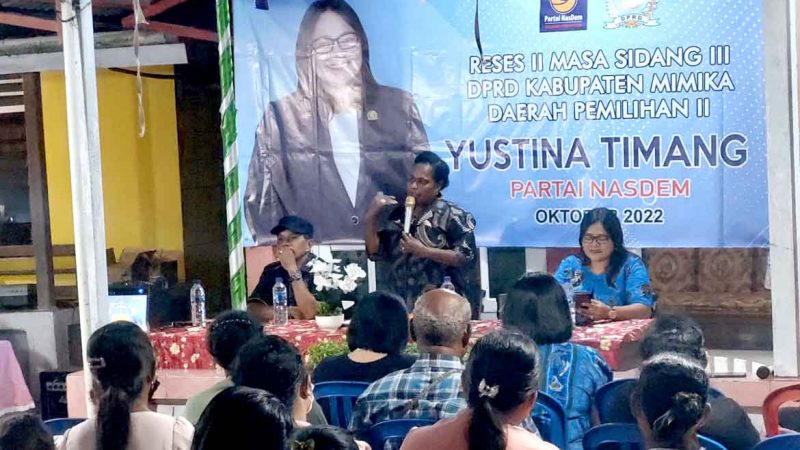 Warga Sektoral Keluhkan Pembagian Dana BLT Saat Reses Yustina Timang