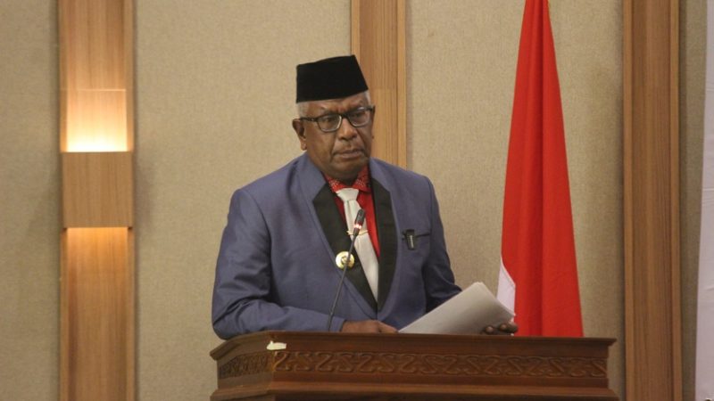 Plt Bupati Mimika Mengajak Legislatif – Eksekutif Bekerja Sama Demi Kemajuan Pembangunan