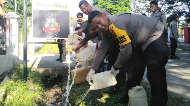 Miras Lokal Gunakan Bahan Berbahaya, Masyarakat Dihimbau Tidak Membeli dan Mengkonsumsi