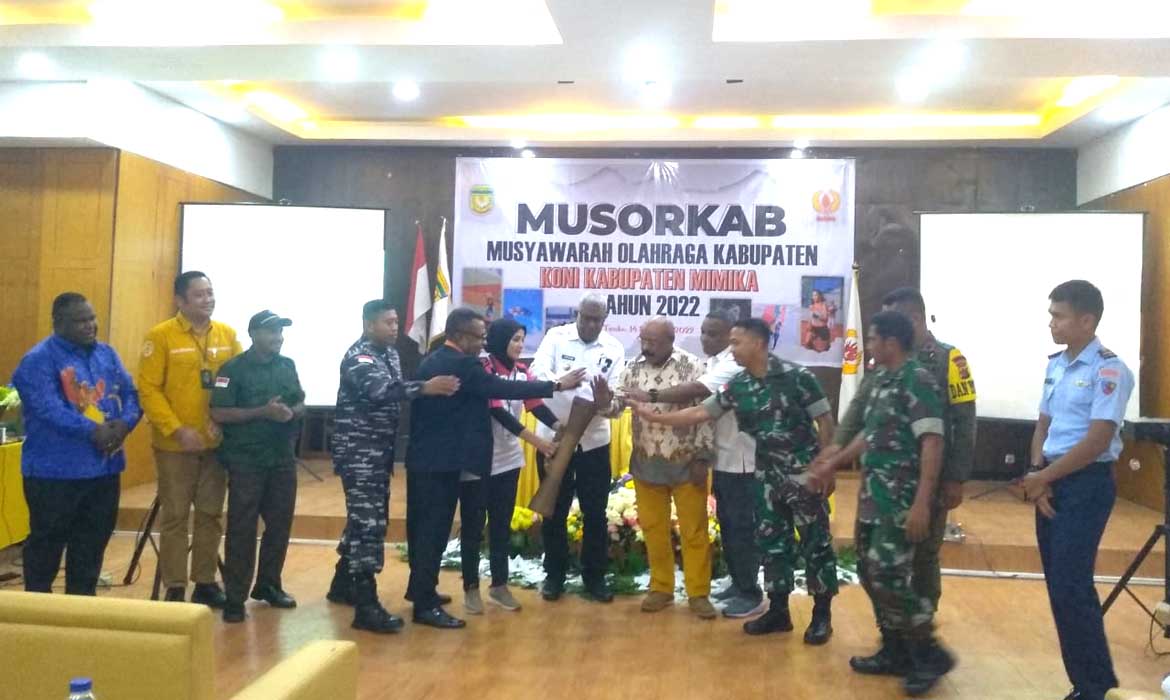 Buka Musorkab, Plt Bupati Beri Apresiasi Kerja Keras KONI Membangun Olahraga di Mimika