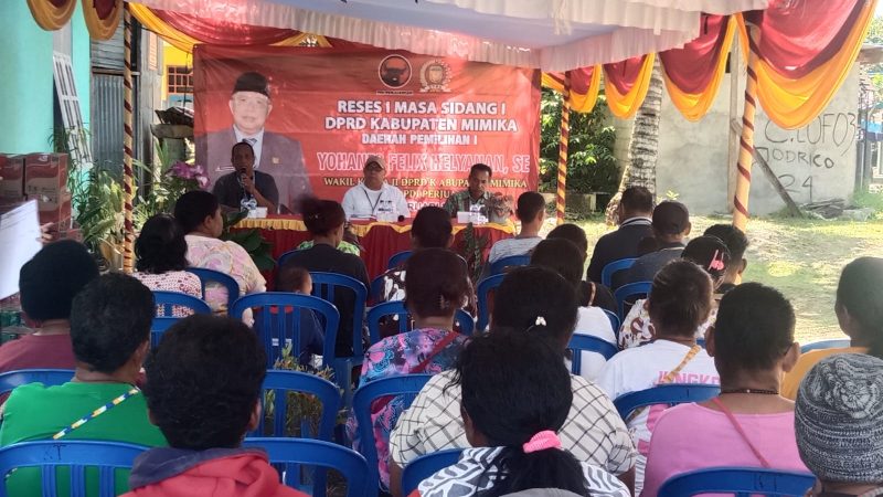 Soal Drainase -Jalan Dan Keamanan Mengemukan Dalam Reses Jhon Thie