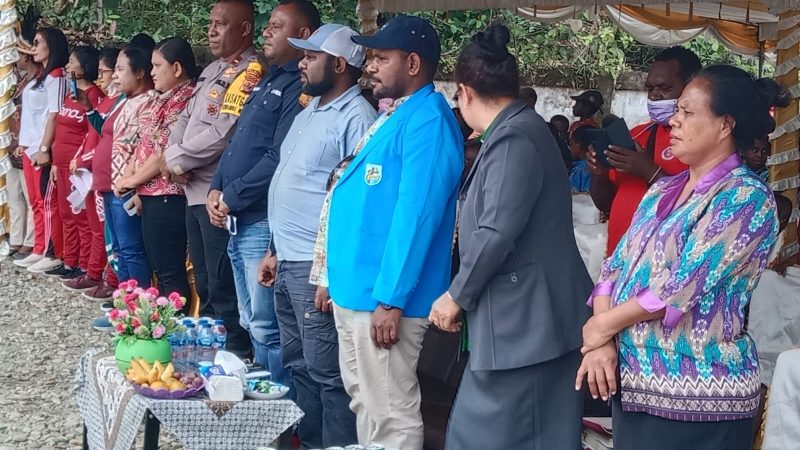 Tempati 4 Ruangan Kelas Baru, SDN 1 Kwamki Narama Gelar Doa Bersama