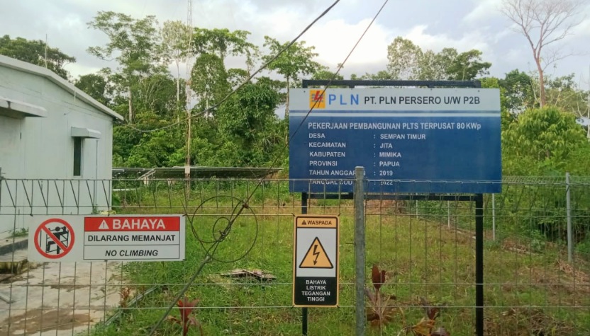 Kini Warga Jita Nikmati Listrik dan Internet, Kadistrik : Warga Berterima Kasih pada Bapak Plt Bupati Mimika JR