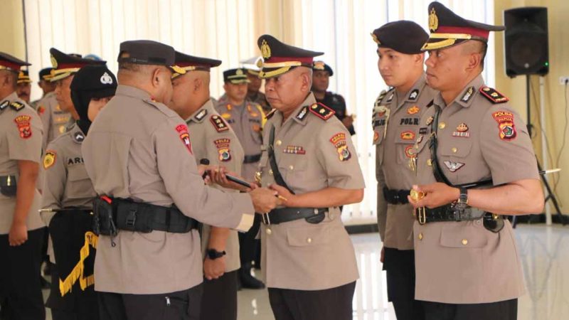 Kapolda Papua Pimpin Upacara Sertijab Tiga Kapolres Jajaran Polda Papua
