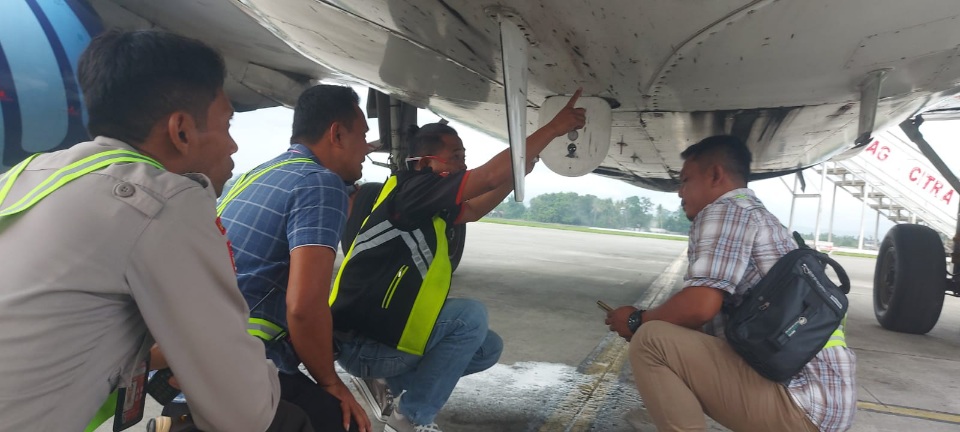 Polisi Selidiki Kasus Penembakan Pesawat Trigana Air di Bandara Nop Goliat Dekay Yahukimo